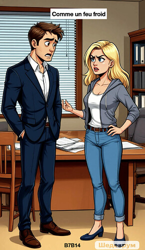 Comme un feu froid, Défi