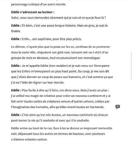 Screenshot du chapitre 1