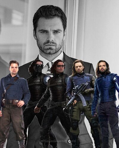 Bucky Barnes Mcu Evolution by @marveluniversefangirl
