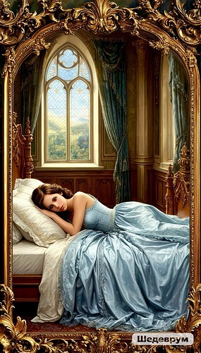 Les prisonniers de la sorcière, Le reflet de Melinda Gordon dans le miroir