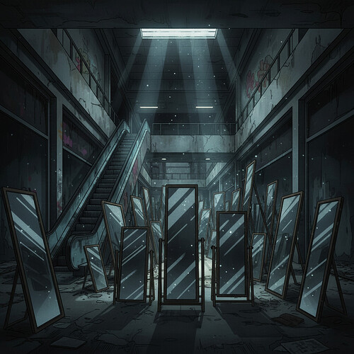 Centre commercial abandonné