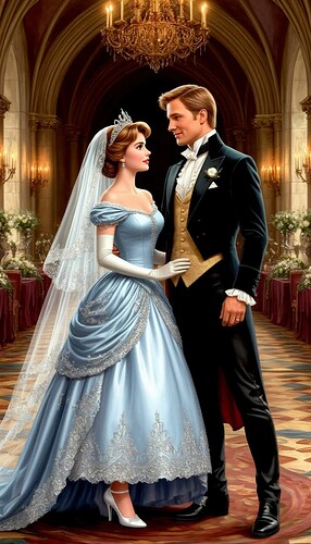 Paul Eastman, le prince intrépide, mariage d'Elizabeth et de Paul