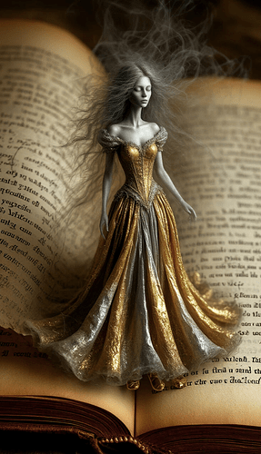 Les esprits errants royaux, la princesse sort du livre