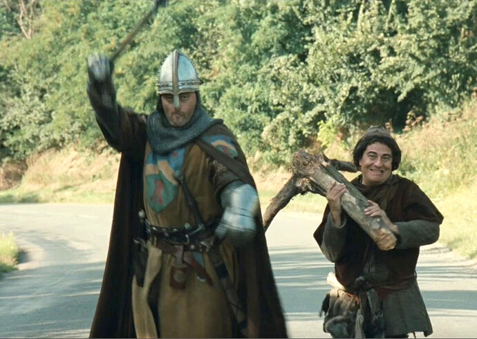 Godefroy et son écuyer
