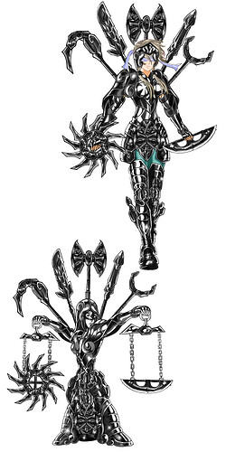 ebony libra saintia totem