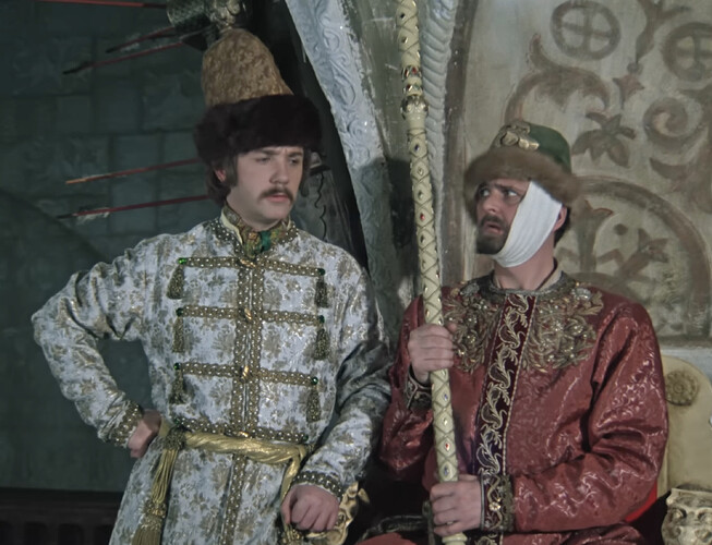 Ivan Vassilievitch Bouncha et Yuri à l'époque d'Ivan le Terrible