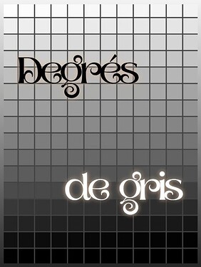 Degrés de gris